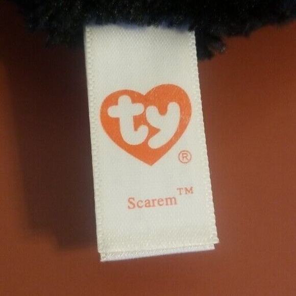 Ty Beanie Boos Lot Of 4 Scarem, Slush, Bandit, Whiskers, All With Tags Halloween - Picture 4 of 16